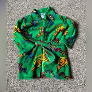 Nickelodeon Teenage Mutant Ninja Turtles Bath Robe Pajama Boy Size 6